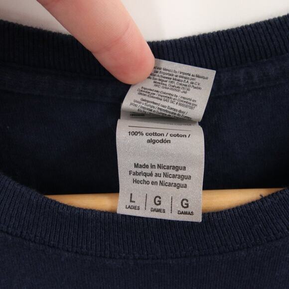 Coldwell Banker T-Shirt Navy Blue Logo Crewneck Short Sleeve Realtor Real Estate - Picture 6 of 15